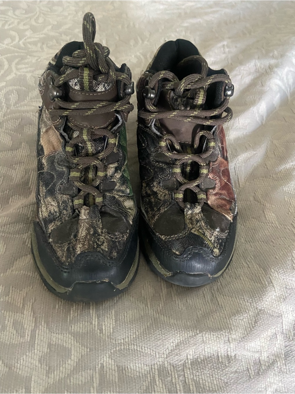Brahma Kids Camouflage Hunting Boots - Brown Green Black